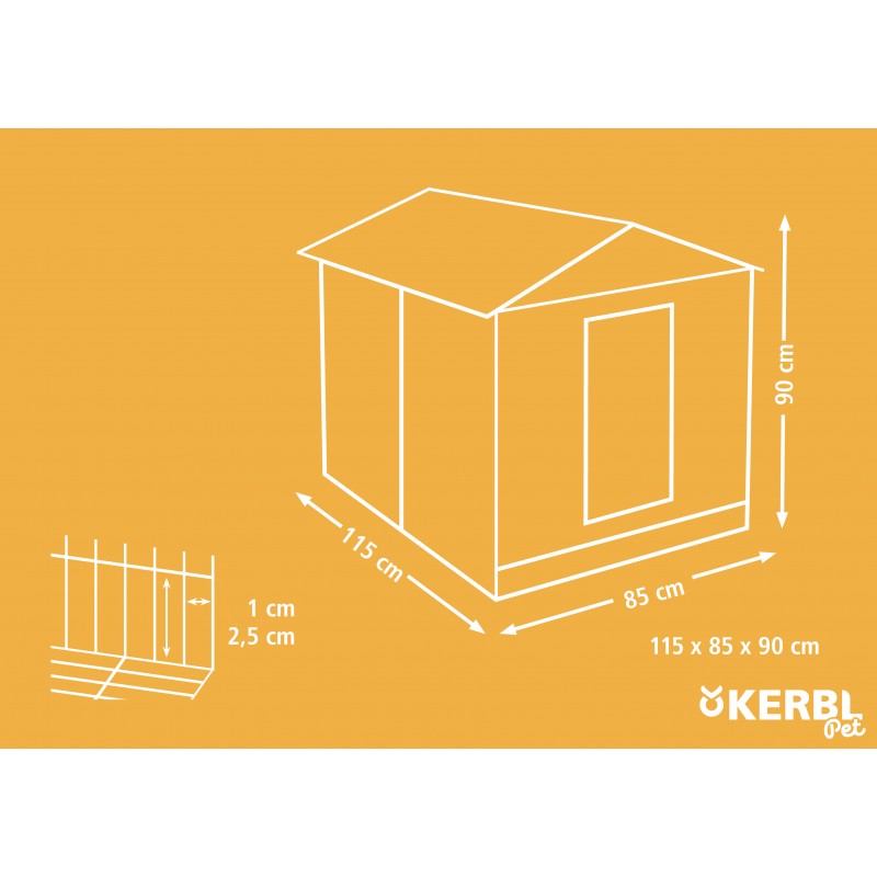 Rozměry výběhu Appartment Pro