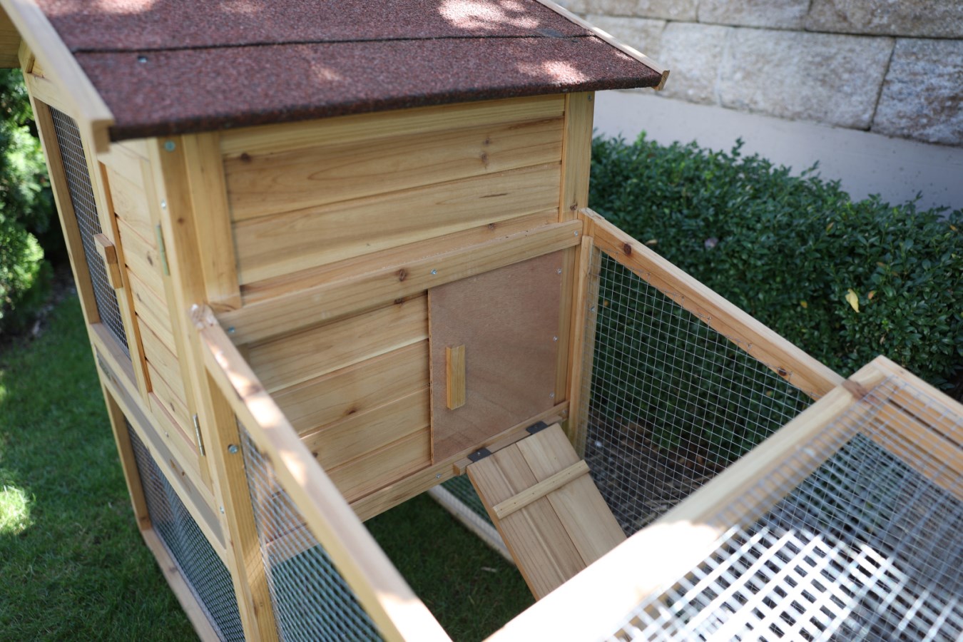 Detail výběhu králíkárny FREETIME