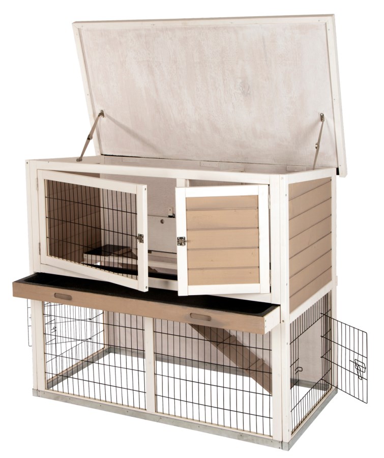 Kerbl Králíkárna Lucky s výběhem – celkový pohled