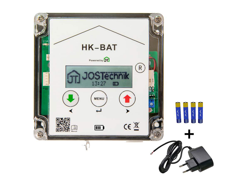 Automatické otevírání kurníku JOSTechnik HK-Bat – jednotka