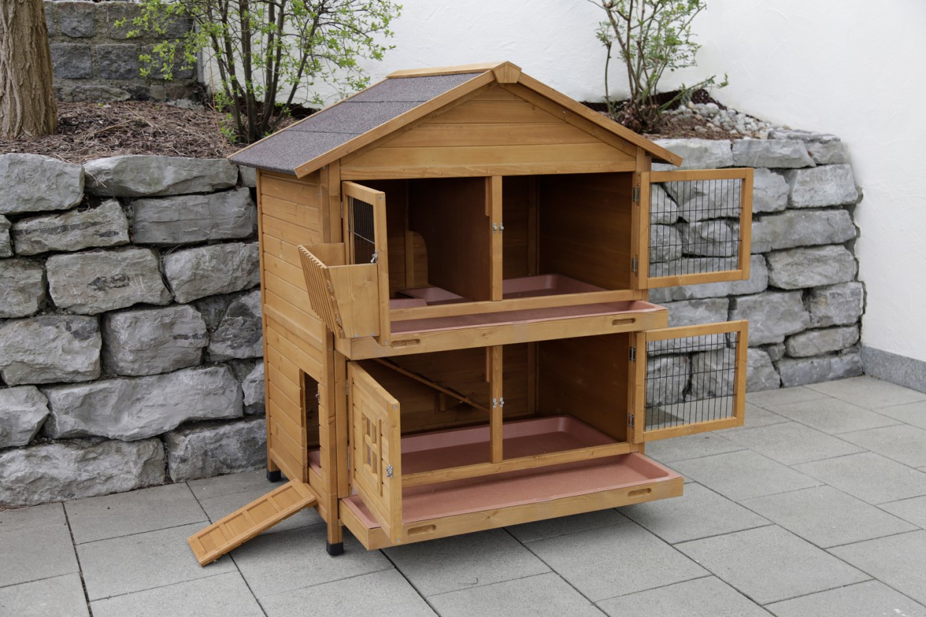 Králíkárna Südtirol – celkový pohled