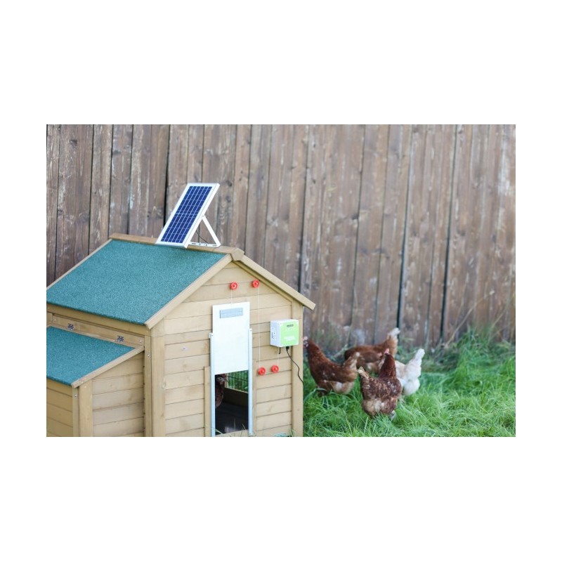 Solární bateriový systém Kerbl – detail panelu