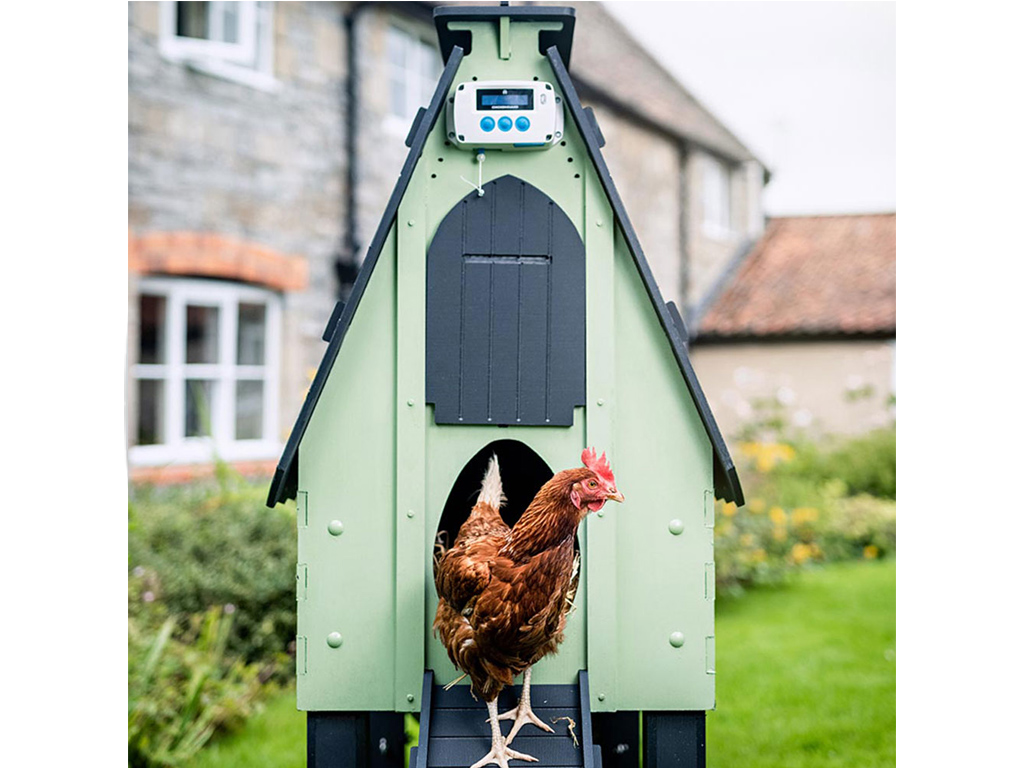 Chicken Guard Pro – detail jednotky a displeje
