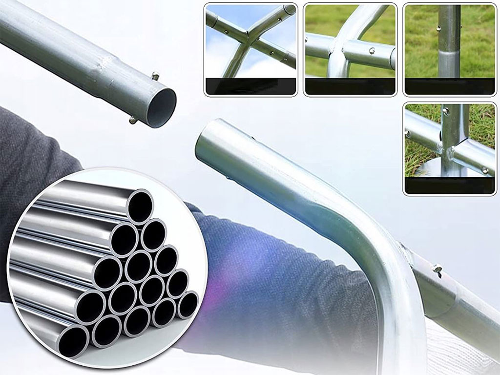 Detail konstrukce výběhu ZM 3×6×2,45 m