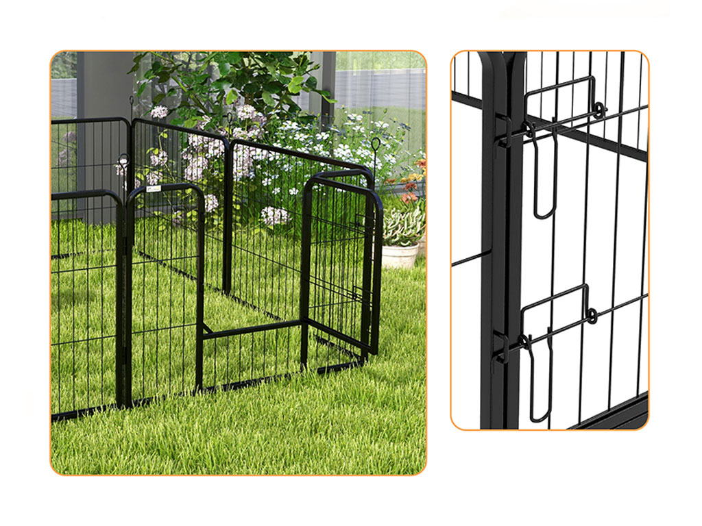 Ohrádka PAWHUT – stabilní konstrukce