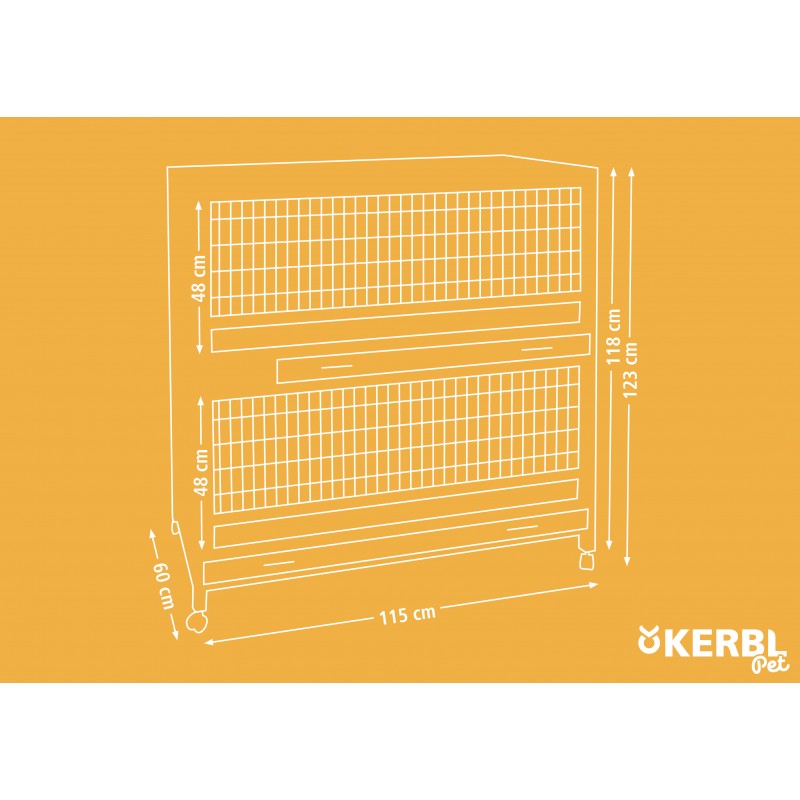 Indoor Deluxe – spodní úroveň klece