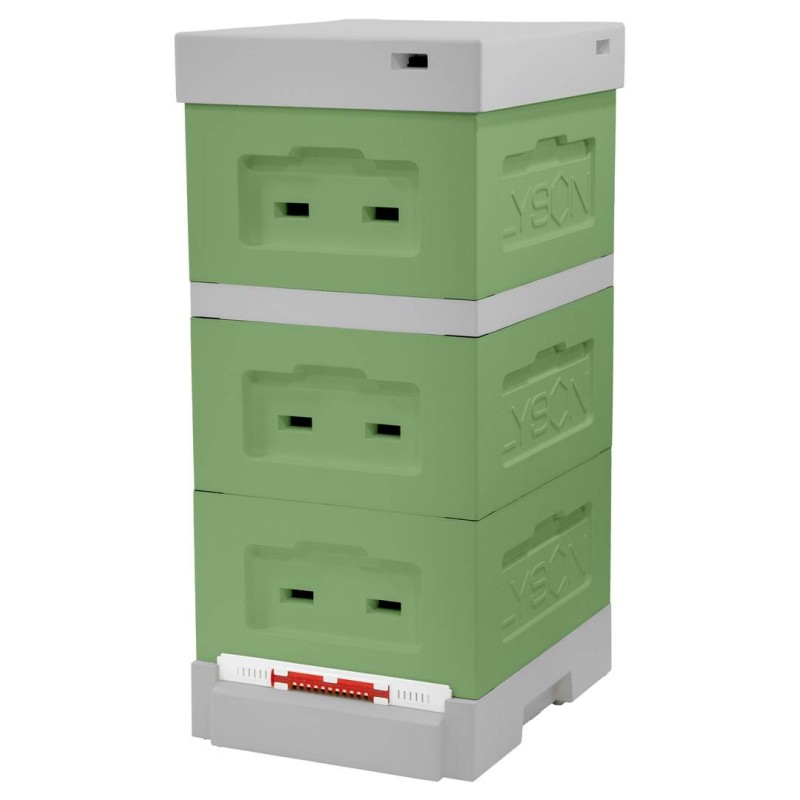 Nástavkový úl 39x24 celadon šedý - pohled