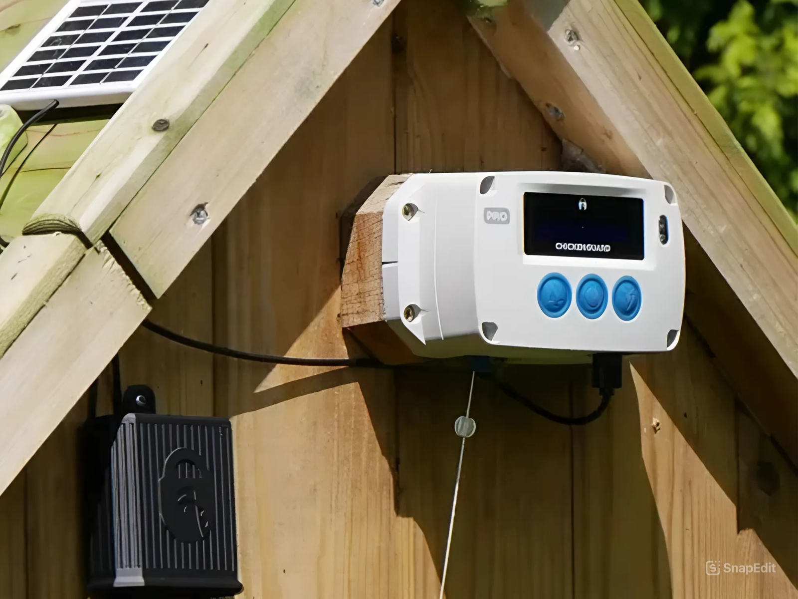 ChickenGuard PRO Solar – pohled na jednotku