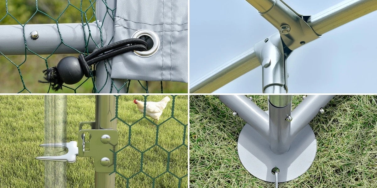 Výběh pro drůbež PAWHUT – prostor pro zvířata